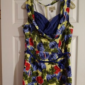 Dapper pencil dress with belt